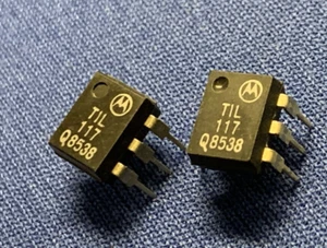 TIL117 MOTOROLA OPTO TRANSISTOR OUTPUT 6-PIN DIP BLACK NEW LAST ONES - Picture 1 of 1