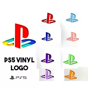 Playstation 5 Ps5 Vinyl Logo Sticker Insert for Covers fits OG Model, PS5 Slim - Picture 1 of 3