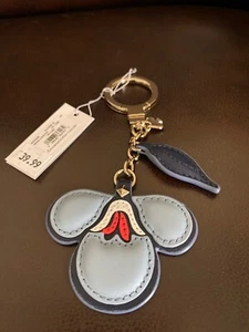 Neu mit Etikett Kate Spade Blazerblau Leder Schlüsselanhänger Taschenanhänger Woru0280 59 $ - Bild 1 von 3