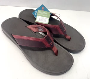 Chaco Sandals Men's Size 15 Leather Slide On Flip Flops J106625 Playa Pro Spice - Picture 1 of 7