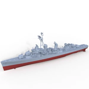 Kit Modelo SSMODEL 1/350 Destructor Italiano Clase Fanti "GENIEREE" D555 CASCO COMPLETO - Imagen 1 de 3