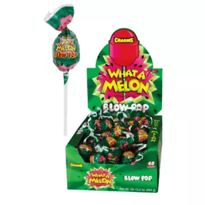 Charms What a Melon Pops Candy Lollipops 96 pcs Candy Pops - Picture 1 of 4