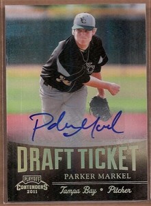 2011 Playoff Contenders Draft Ticket Autographs #DT36 Parker Markel