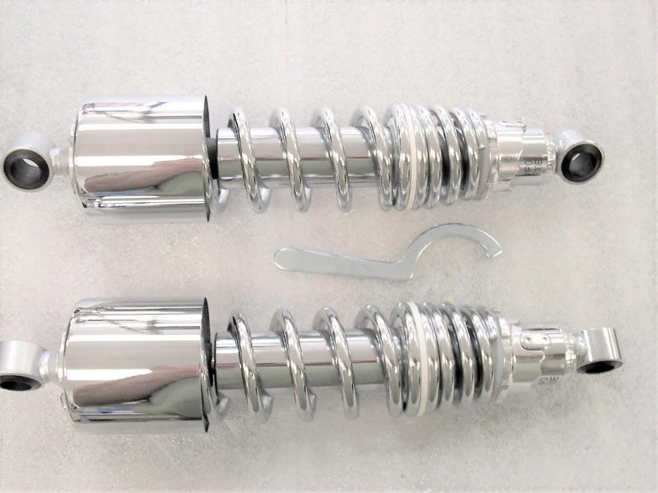 Amortiguadores cromados de doble resorte Honda VT750 Shadow Ace 12,25"  Foto 1 de 1