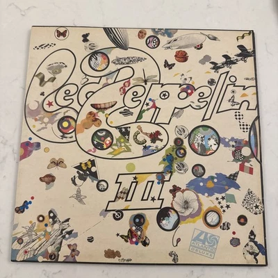 LED ZEPPELIN ~ LED ZEPPELIN III - 1970 UK Plum/Red ATLANTIC LP working wheel - Image 1 of 4
