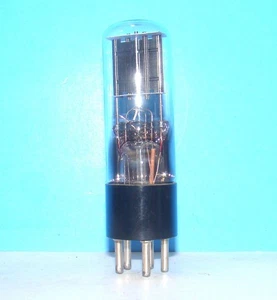 No type 84 6Z4 amplifier audio radio vacuum tube 2 valve tested tubular 284 6Z4 - Picture 1 of 3