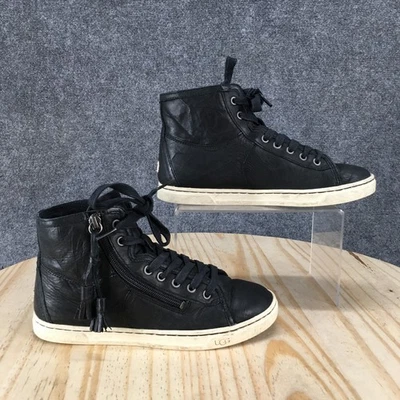 UGG Zapatos Mujer 6 Blaney Entrenadores Zapatillas Altas Negras Con Cordones SN 10099885 Foto 1 de 4