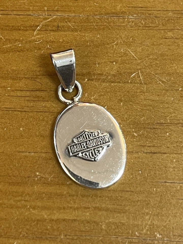 Colgante Harley Davidson unisex de plata de ley 925 Foto 1 de 4