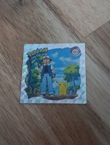 1999 Pokémon Artbox Pikachu & Ash #PR11 Series 1 Silver Prism Sticker - Picture 1 of 3