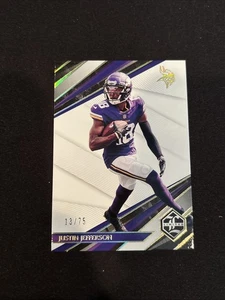 2021 Panini Limited Justin Jefferson #80 Amethyst Spotlight /75 - Picture 1 of 4