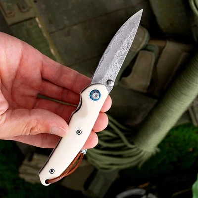 Foldable Pocket Knife for Men, Survival Knife, Hiking Cutting Tool, Camping Tool - Image 1 of 4
