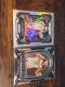 LOTE DE 2 TARJETAS NANCY LIEBERMAN--INSERTO MONOPOLY SILVER PRIZM AND PIONEERS - Imagen 1 de 1