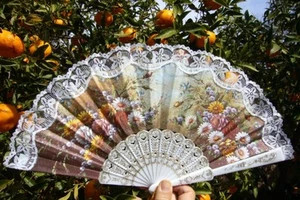 ORIGINAL spanischer FLAMENCO SPITZEN Fächer Nr. 372 - 5i ++++++++++++++++++++ - Bild 1 von 1
