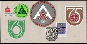 Cubierta Austria, 1996. St. Georgen/Attergau... 75 años Scouts en Oö. (Scout) F - Imagen 1 de 2