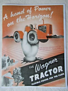 Wagner TR-6 TR-9 TR-14 4x4 rueda tractor folleto de ventas reimpresión - Imagen 1 de 5