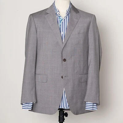 CERRUTI 1881 Sport Coat Grey Check Wool Silk Blazer EU50 US40 - Image 1 of 4