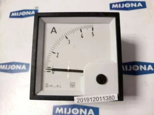 Amperímetro IME 482 0-5A 70x70mm (Nuevo stock antiguo) - Imagen 1 de 4