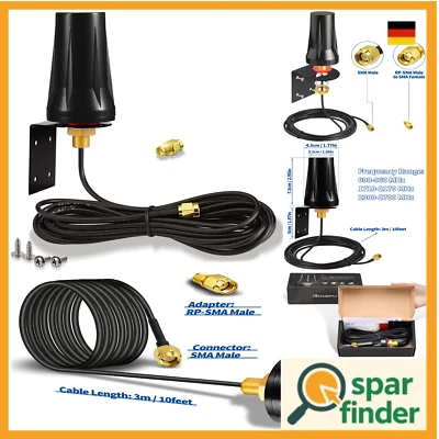 4G LTE-WLAN-Antenne Outdoor 5dBi für Router und Hotspot - Bild 1 von 4