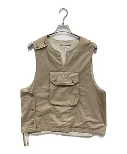 Engineered Garments Cover Weste Gr. L beige Fronttasche Herren Freizeit gebraucht - Bild 1 von 3