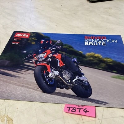 Aprilia 750 Shiver 750GT Prospecto Catálogo Folleto Publicitario - Imagen 1 de 4