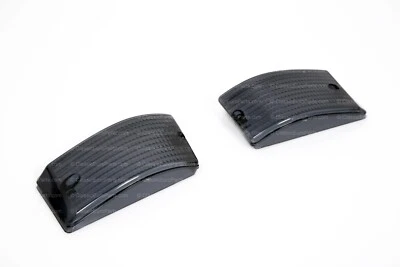 Porsche 924 944 Euro spec indicador ahumado/oscuro conjunto de lentes de señal de giro 1976-1989 Foto 1 de 4