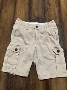 Abercrombie Kids Cargo Shorts Khaki Heavy Weight Shorts 13/14 - Picture 1 of 7
