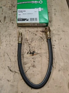 LUCAS FLEXI BRAKE HOSE PHB106 FITS CITROEN LNA SKODA FAVORIT FRONT - Picture 1 of 1