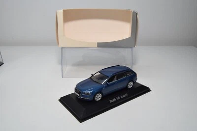 B42 1:43 MINICHAMPS AUDI A6 AVANT BLU METALLIZZATO CONCESSIONARIO NUOVO CON S... - Immagine 1 di 4