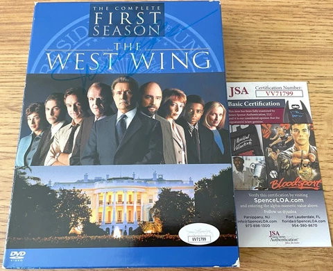 Martin Sheen autographed signed autograph auto West Wing 1st Season DVD set JSA Cover