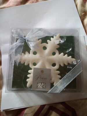 Large Snowflake Floating Candle  by Prices London - Image 1 of 4