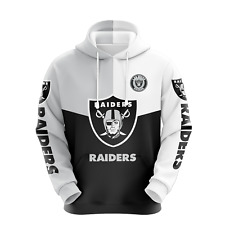 Las Vegas Raiders Men's Sweatshirts Hoodie 3D Print Pullover Casual Jacket Coat