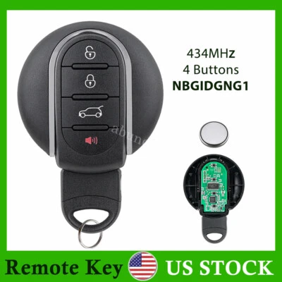 Chaveiro Smart Remote 434MHz NBGIDGNG1 9345896-01 para Mini Cooper 2014 - 2018 - Imagem 1 de 4