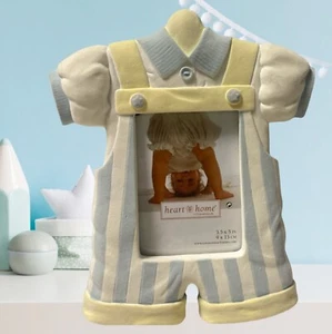 Heart and home by CONNOISSEUR baby boy 3.5x5 Inch inch picture frame Gift - Picture 1 of 14