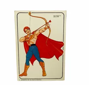 Masters Universe He-man She-Ra calendar vtg figure toy art mattel Bow 1986 cape - Picture 1 of 4
