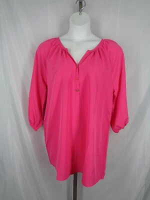 Top túnica Mud Pie rosa Reese talla grande (12-14) nuevo Foto 1 de 4