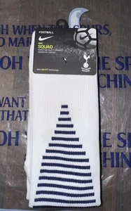Nike Tottenham Hotspur Socks/ White/2017-18/Medium/UK 6-8/BNWT/SX6935-100/Rare!! - Picture 1 of 2