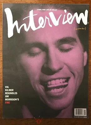 Val Kilmer - Interview magazine - November 1990, Aidan Quinn, Sonic Youth - Image 1 of 4