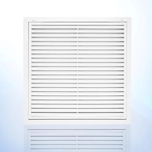 Aluminum Return Air Filter Grille- 24x24 -HVAC Ceiling or Sidewall Grille- Easy- - Picture 1 of 9