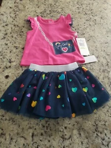 Baby Girls JUICY COUTURE 2-Piece Outfit Shirt & Skirt Size 3 - 6 Months New NWT  - Picture 1 of 3