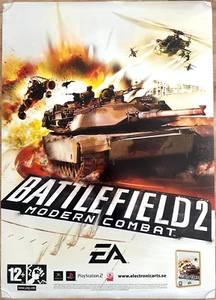 Battlefield 2 Modern Combat RARE PS2 XBOX 50cm x 70cm Werbe Poster #2 - Bild 1 von 2