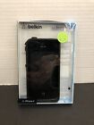 iPhone 4/4S Belkin Rubber Case BLACK WITH SCREEN Retro Box. Essential 050 Model