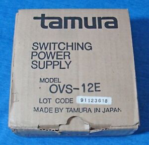 Tamura NEW OVS-12E Switching Power Supply PS 12V 5A AC115/230V Tested 12VDC NIB