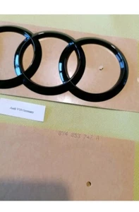 Anillos emblema trasero original Audi A3 / Sportback 8Y 8Y4853742A T94 negro - Imagen 1 de 4