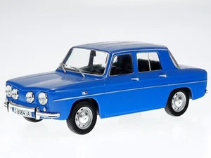 Renault 8 R8 TS 1968 blue diecast modelcar in showcase Salvat 1:24 - Picture 1 of 7
