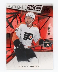 2021-22 Upper Deck SP Game Used Cam York Authentic Rookies #ed/205 Flyers RC - Picture 1 of 2