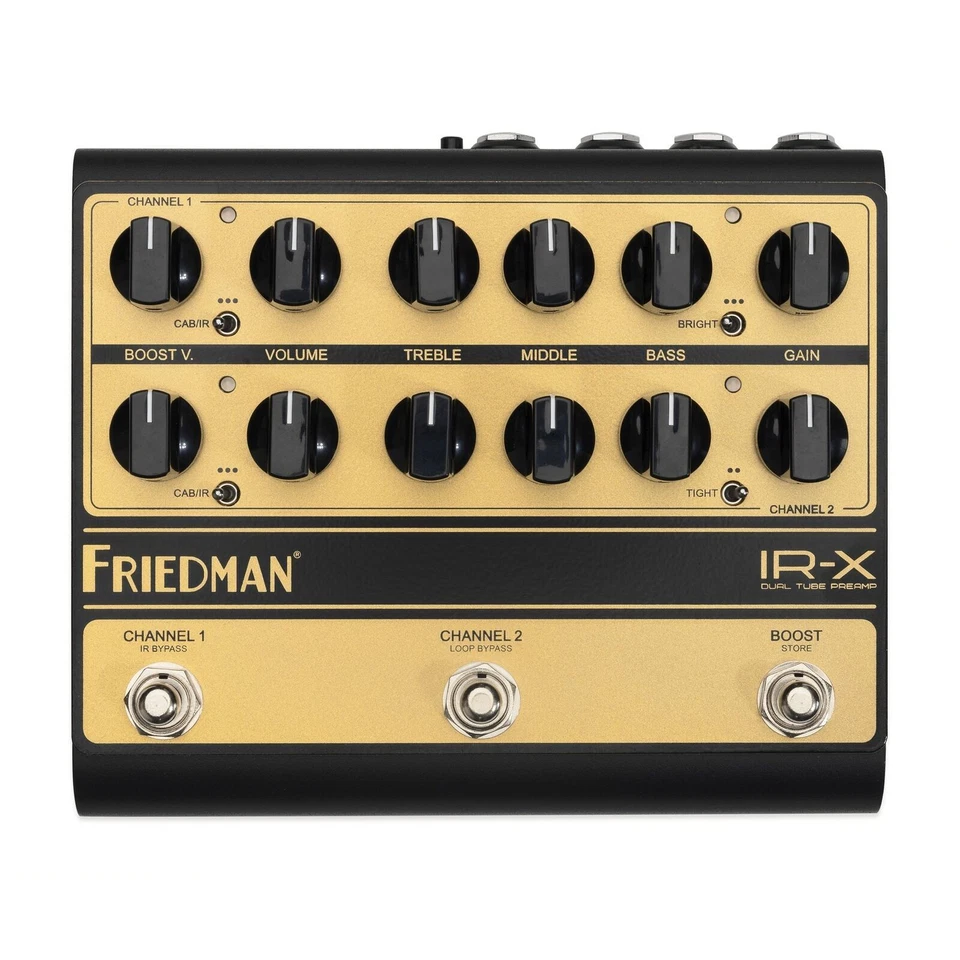 Friedman IR-X 2-Channel Dual Tube Preamp DI Effects Pedal