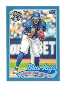 2024 Topps Series 1 VLADIMIR GUERRERO Jr. Blue 1989 Topps Baseball - BLUE JAYS- - Picture 1 of 1