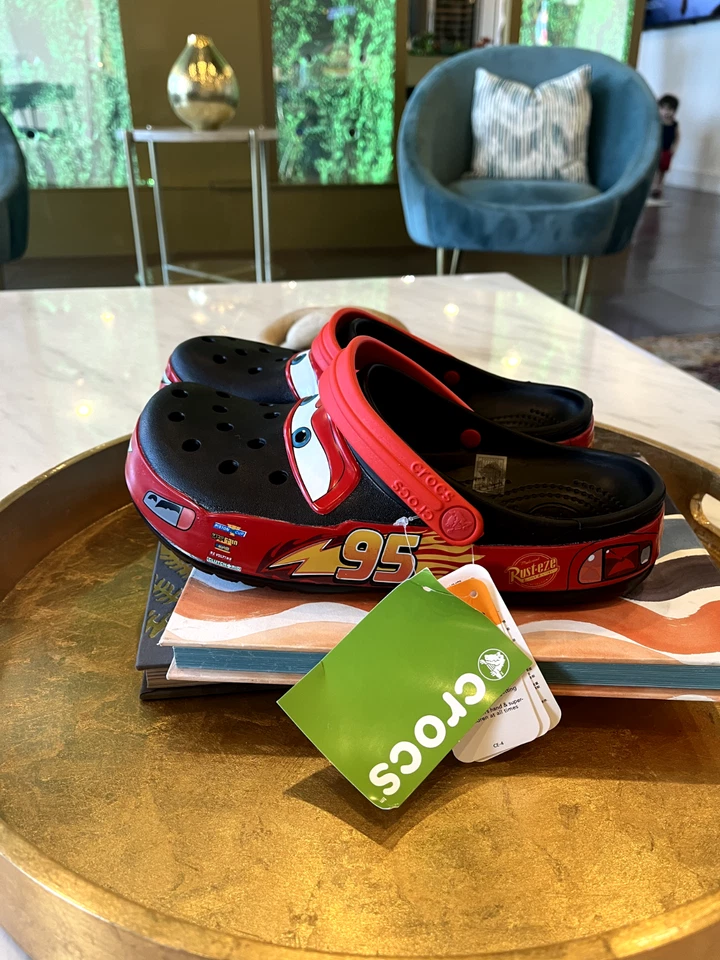 ✅Lightning McQueen Crocs - Edición Especial Original, Unisex, Súper Cómodo ❤ Foto 1 de 1