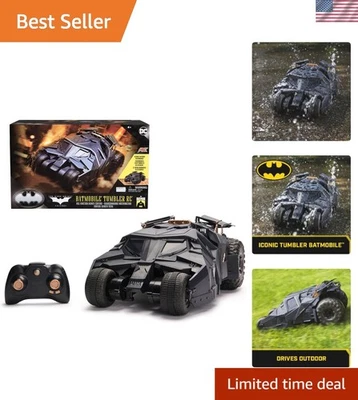 High-Speed Batman Batmobile Tumbler RC 1:15 Scale - Ultimate Kids Collectible - Image 1 of 4