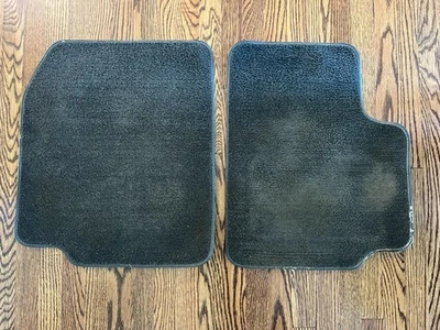 Jeep Wrangler YJ dark grey gray front floor mats OEM 1987-1995 - Image 1 of 4